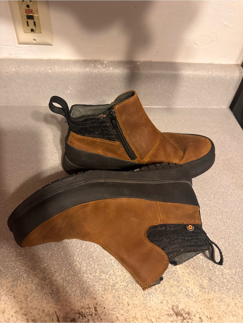 BOGS Women's Freedom Ankle Waterproof Boots in a brown  womens size 7
